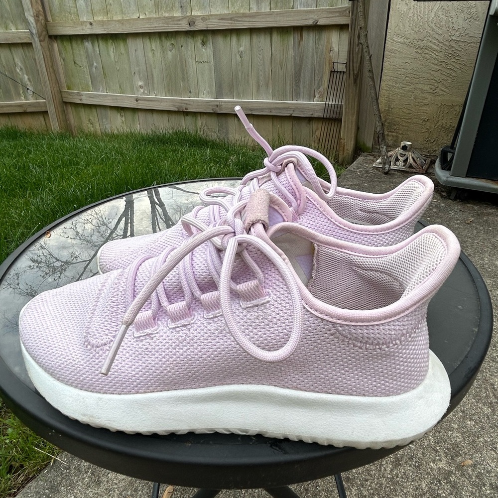 Lilac purple adidas shoes